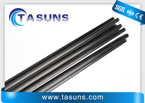 Thanh carbon Pultruded 350-450mm, Cổ tròn bằng sợi carbon 6 mm T300