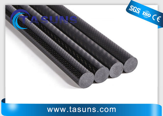 Thanh sợi carbon ép đùn T300 với Dupont Delrin hoặc ốc vít